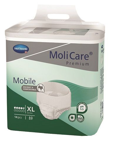 Molicare Premium Mobile 5 Drops Extra Large Waist 130-170cm 1183ml 915854
