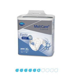 MoliCare Premium Elastic 6 Drops Incontinence Briefs product image