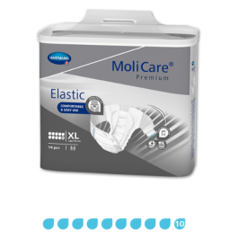 MoliCare Premium Elastic 10 Drops Incontinence Briefs product image