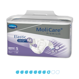MoliCare Premium Elastic 8 Drops Incontinence Briefs product image