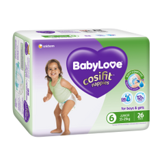 BabyLove Cosifit Junior Size 6, 15–25 kg, inner pack of 26 pictured for the box of 78