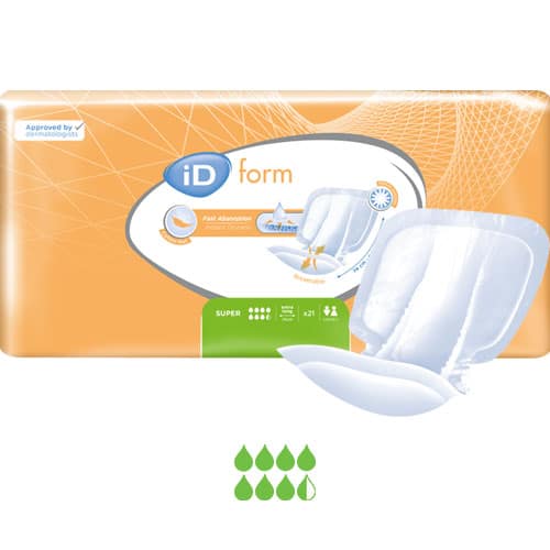ID Form Super Unisex Pads Size 3 7.5 Drops 66x31cm 2900ml 5310375210