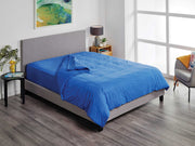 Fusion Waterproof Quilt Covers Cobalt F0345 Protect-A-Bed