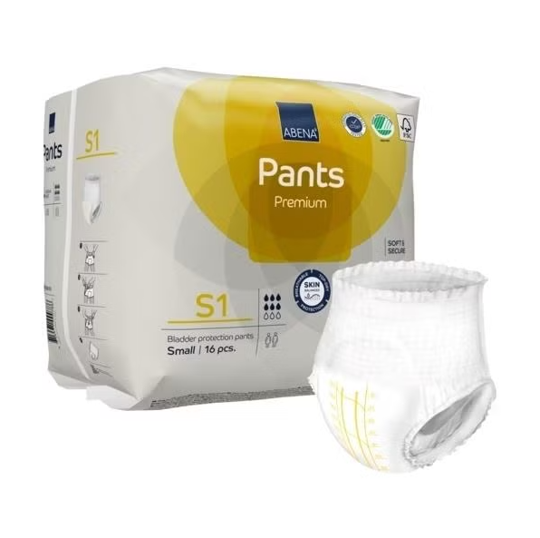 Abena Pants Unisex S1 Small 60-90cm Unisex 1400ml SA1000021318