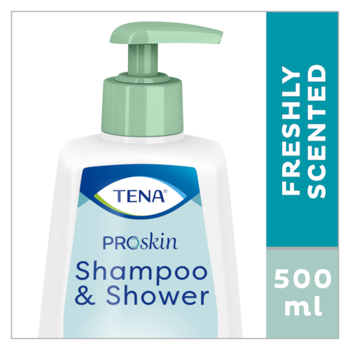 Tena Shampoo And Shower 500ml Pump Bottle 1207