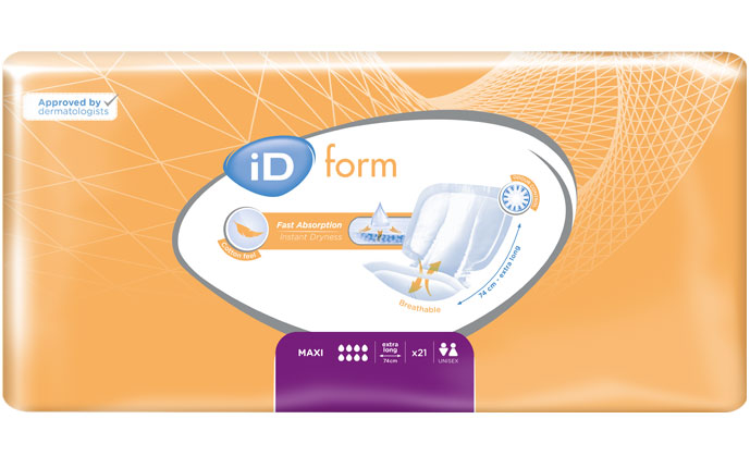 ID Form Maxi 3 Unisex Pads 74x37cm 3500ml 5310380210