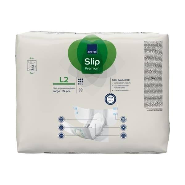 Abena Slip L2 Unisex Briefs Large 100-150cm 7 Drops 3100ml 1000021290