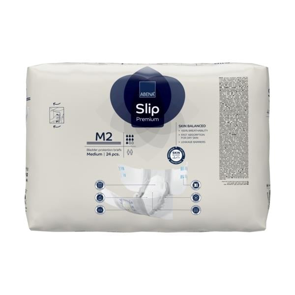 Abena Slip M2 Unisex Briefs Medium 70-110cm 7 Drops 2600ml 1000021285