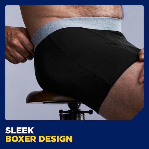 Tena Washable Underwear Male Extra Large 102-107cm Black 84934 Each