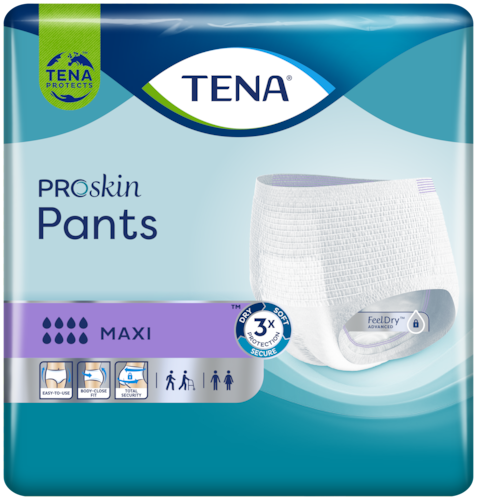 Tena Pants Proskin Maxi Unisex Extra Large 120-160cm 1530ml 794762