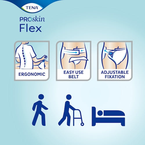 Tena Flex Proskin Super Unisex Large 83-120cm 1604ml 729281