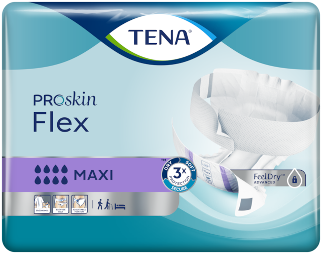TENA ProSkin Flex Maxi Belted Incontinence Briefs
