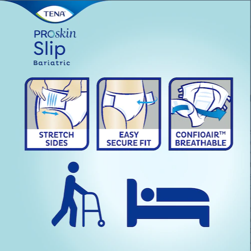 TENA ProSkin Slip Bariatric Super Incontinence Briefs