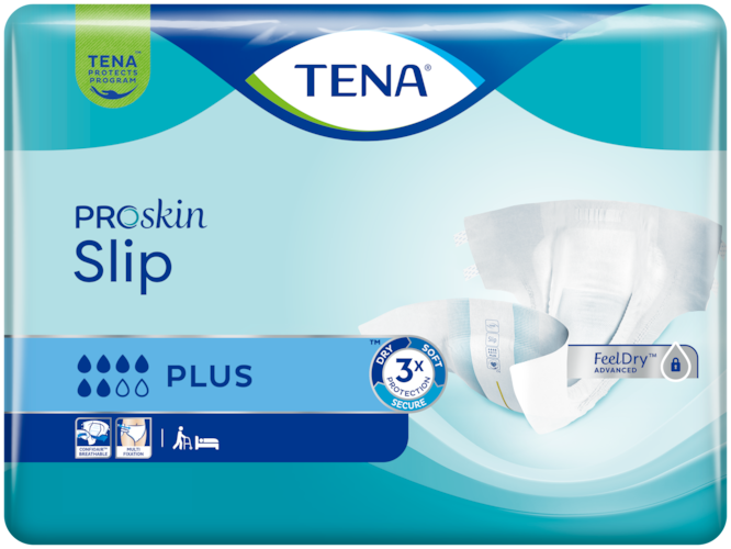 TENA ProSkin Slip Plus Incontinence Briefs