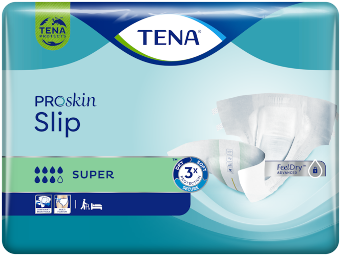 TENA ProSkin Slip Super Incontinence Briefs