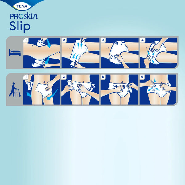 Tena Proskin Slip Super Unisex Extra Large XL 120-160cm 1680ml 712143