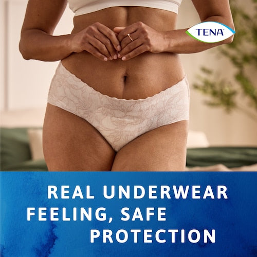 Tena Pants Discreet Low Waist Blanc Women White Large 95-125cm 615ml 780127