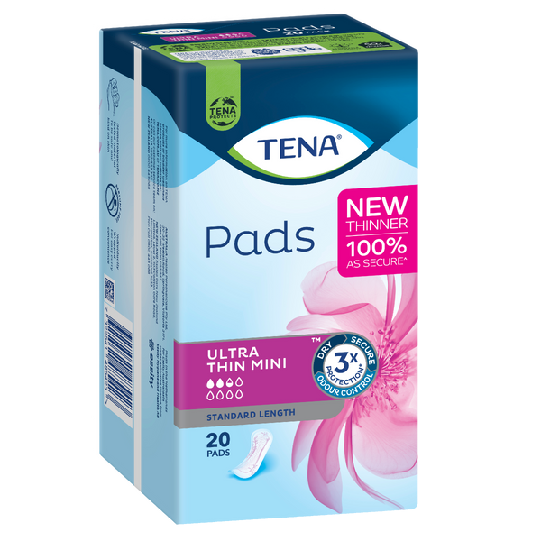 TENA Ultra Thin Mini Incontinence Pads 165 mL