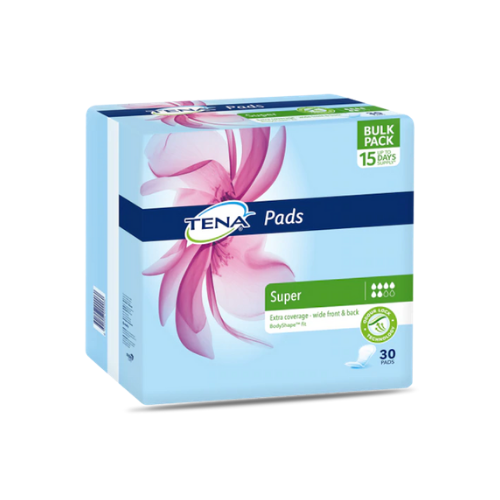 Tena Pads Super Female Extra Long Length 440x192mm 6 Drop 600ml 757730
