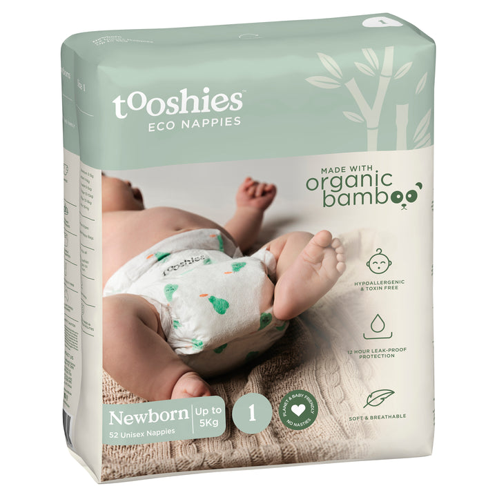 tooshies ECO Nappies Size 1 Newborn 3-5kg 4550